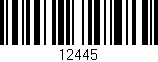 Código de barras (EAN, GTIN, SKU, ISBN): '12445'