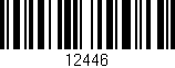 Código de barras (EAN, GTIN, SKU, ISBN): '12446'