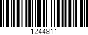 Código de barras (EAN, GTIN, SKU, ISBN): '1244811'