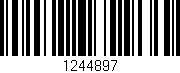 Código de barras (EAN, GTIN, SKU, ISBN): '1244897'