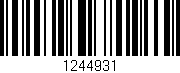 Código de barras (EAN, GTIN, SKU, ISBN): '1244931'