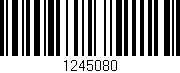 Código de barras (EAN, GTIN, SKU, ISBN): '1245080'