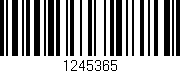 Código de barras (EAN, GTIN, SKU, ISBN): '1245365'