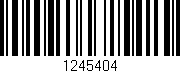Código de barras (EAN, GTIN, SKU, ISBN): '1245404'