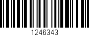 Código de barras (EAN, GTIN, SKU, ISBN): '1246343'