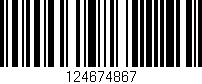 Código de barras (EAN, GTIN, SKU, ISBN): '124674867'