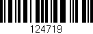 Código de barras (EAN, GTIN, SKU, ISBN): '124719'
