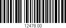 Código de barras (EAN, GTIN, SKU, ISBN): '12478.00'