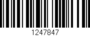 Código de barras (EAN, GTIN, SKU, ISBN): '1247847'