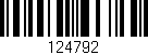 Código de barras (EAN, GTIN, SKU, ISBN): '124792'
