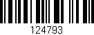 Código de barras (EAN, GTIN, SKU, ISBN): '124793'