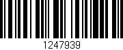Código de barras (EAN, GTIN, SKU, ISBN): '1247939'
