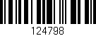 Código de barras (EAN, GTIN, SKU, ISBN): '124798'