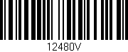 Código de barras (EAN, GTIN, SKU, ISBN): '12480V'