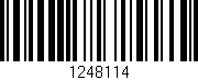 Código de barras (EAN, GTIN, SKU, ISBN): '1248114'