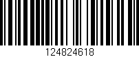 Código de barras (EAN, GTIN, SKU, ISBN): '124824618'