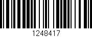 Código de barras (EAN, GTIN, SKU, ISBN): '1248417'