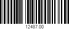 Código de barras (EAN, GTIN, SKU, ISBN): '12487.00'