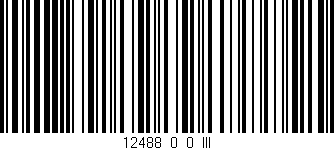 Código de barras (EAN, GTIN, SKU, ISBN): '12488_0_0_III'