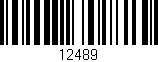 Código de barras (EAN, GTIN, SKU, ISBN): '12489'