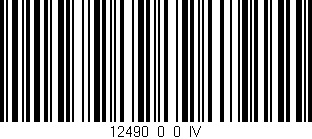 Código de barras (EAN, GTIN, SKU, ISBN): '12490_0_0_IV'