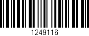 Código de barras (EAN, GTIN, SKU, ISBN): '1249116'