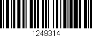Código de barras (EAN, GTIN, SKU, ISBN): '1249314'