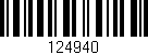 Código de barras (EAN, GTIN, SKU, ISBN): '124940'