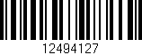 Código de barras (EAN, GTIN, SKU, ISBN): '12494127'