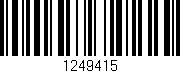 Código de barras (EAN, GTIN, SKU, ISBN): '1249415'