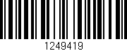 Código de barras (EAN, GTIN, SKU, ISBN): '1249419'