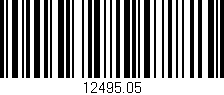 Código de barras (EAN, GTIN, SKU, ISBN): '12495.05'