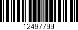Código de barras (EAN, GTIN, SKU, ISBN): '12497799'