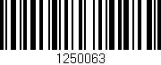 Código de barras (EAN, GTIN, SKU, ISBN): '1250063'
