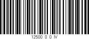 Código de barras (EAN, GTIN, SKU, ISBN): '12500_0_0_IV'