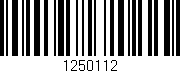 Código de barras (EAN, GTIN, SKU, ISBN): '1250112'