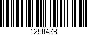 Código de barras (EAN, GTIN, SKU, ISBN): '1250478'