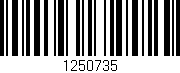 Código de barras (EAN, GTIN, SKU, ISBN): '1250735'