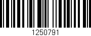 Código de barras (EAN, GTIN, SKU, ISBN): '1250791'