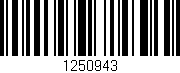 Código de barras (EAN, GTIN, SKU, ISBN): '1250943'