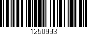 Código de barras (EAN, GTIN, SKU, ISBN): '1250993'