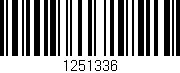 Código de barras (EAN, GTIN, SKU, ISBN): '1251336'