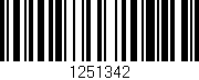 Código de barras (EAN, GTIN, SKU, ISBN): '1251342'