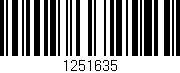 Código de barras (EAN, GTIN, SKU, ISBN): '1251635'