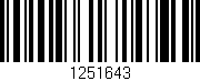 Código de barras (EAN, GTIN, SKU, ISBN): '1251643'