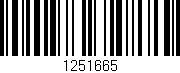 Código de barras (EAN, GTIN, SKU, ISBN): '1251665'