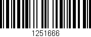 Código de barras (EAN, GTIN, SKU, ISBN): '1251666'