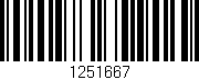 Código de barras (EAN, GTIN, SKU, ISBN): '1251667'