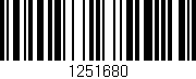 Código de barras (EAN, GTIN, SKU, ISBN): '1251680'