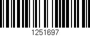 Código de barras (EAN, GTIN, SKU, ISBN): '1251697'
